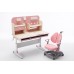 Children Kids Multifunctional Adjustable Study Desk with Double-Winged Swivel Chair
